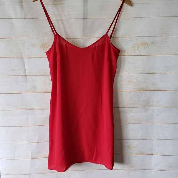 Saloni Pixie Silk Chiffon Floral Print Ruffled Mini Dress Size 6 Pink Red - Picture 12 of 16